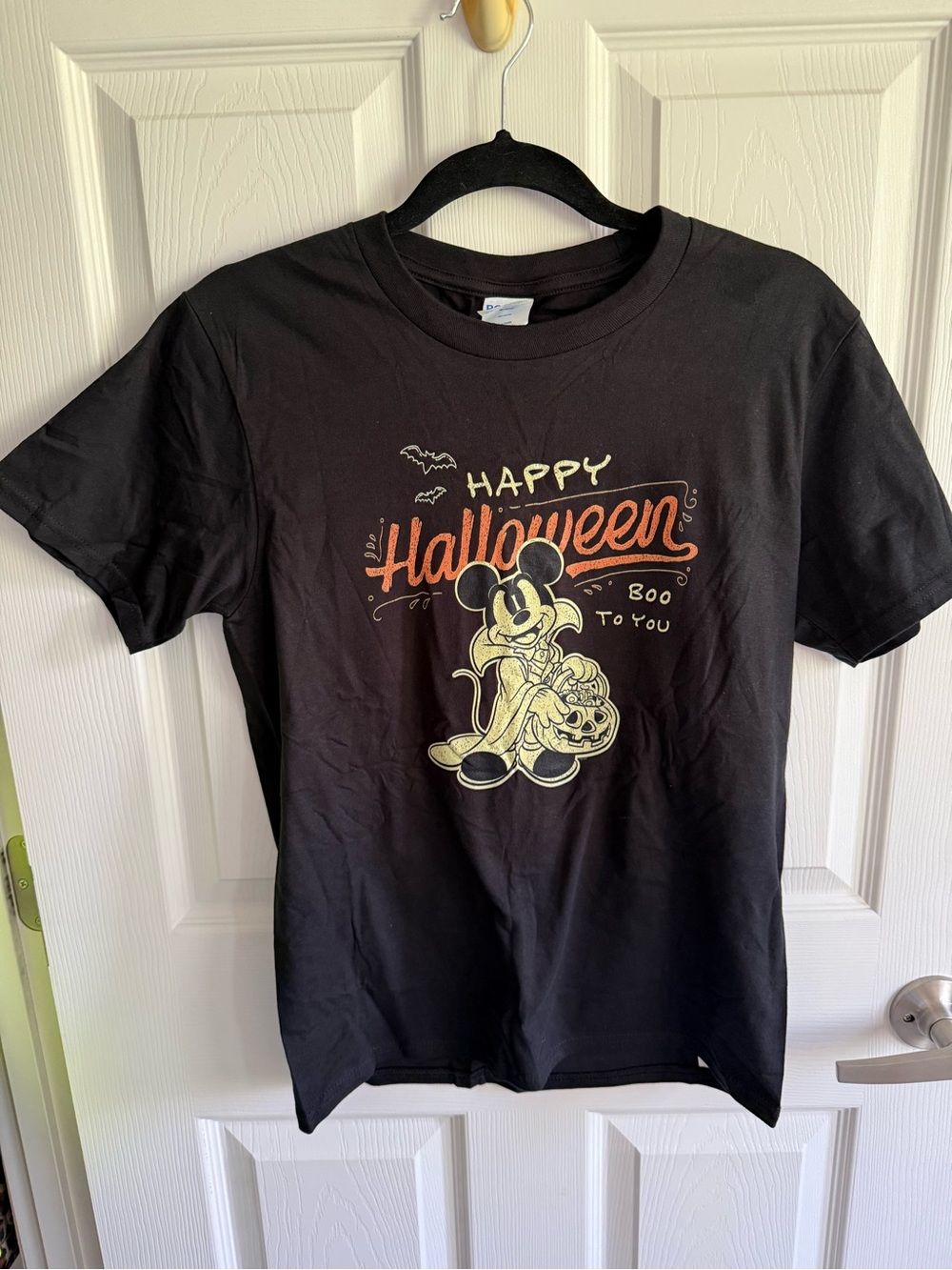 Disney Black Halloween Mickey Graphic Tee